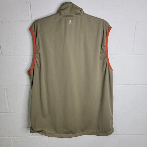Little Donkey Andy Vest Men's Softshell Full Zip XXL Golf Vest Tan Orange - Picture 2 of 6
